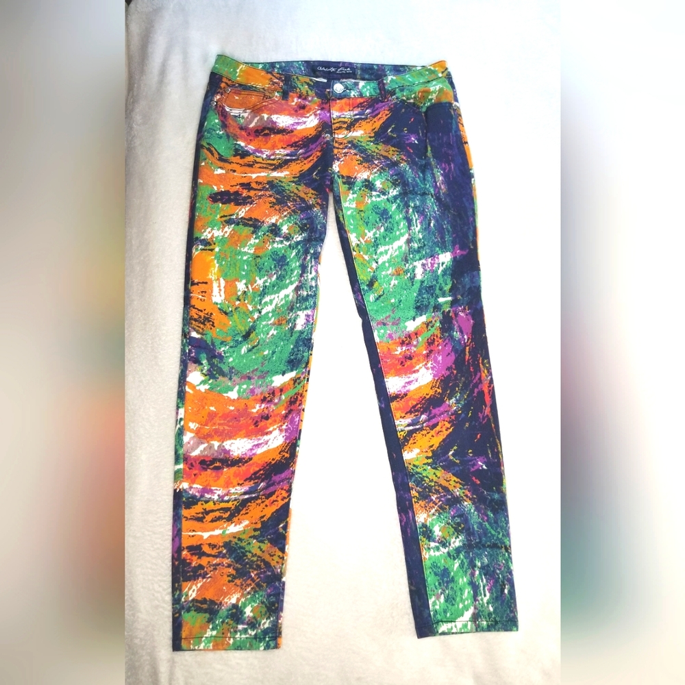 Celebrity Pink Size 13 Multicolored Denim Pant